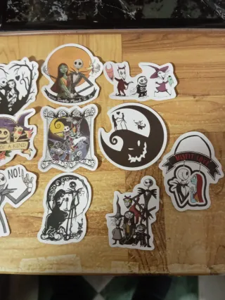 Jack funko 16 pegatinas Pesadilla antes de navidad