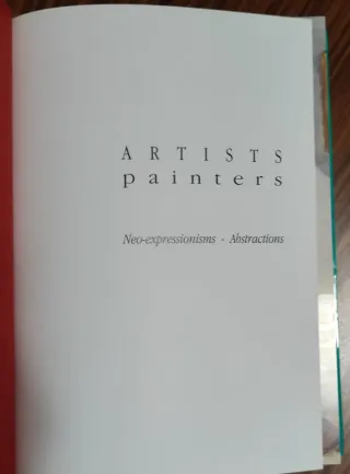 Libro de arte ARTISTS PAINTERS NEO-EXPRESSIONISMS