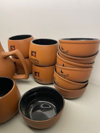 Set Sangria Brocca e Bicchieri Terracotta