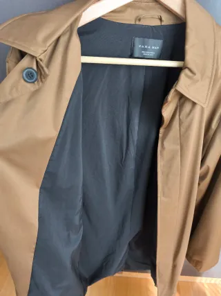 Gabardina Zara Marrón