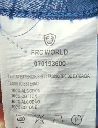Camisa de manga larga de cuadros FRC World