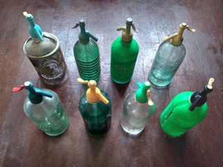 Lote de 8 sifones antiguos Precio: