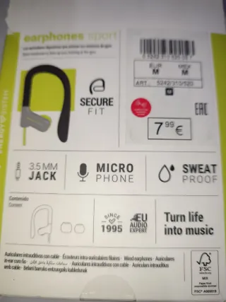 Auriculares Energy Sistem Sport