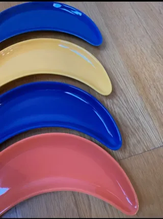 4 Platos Medialuna Waechtersbach