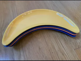 4 Platos Medialuna Waechtersbach