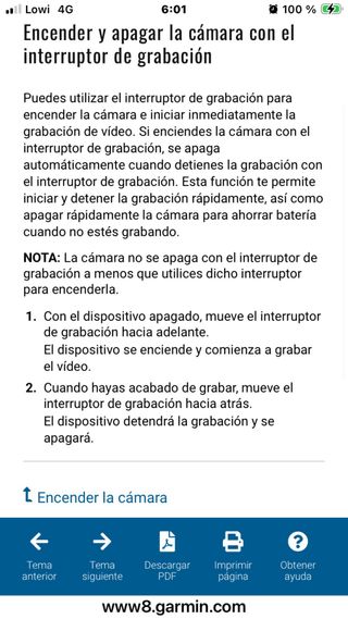 Cámara Garmin Virb 360