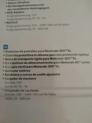 Oferta"NUEVO"Pack Funda+Accesorios 3DS XL