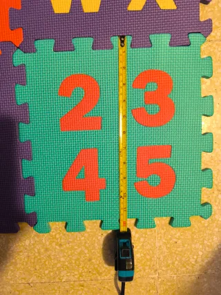 Alfombra Puzzle Letras y Números