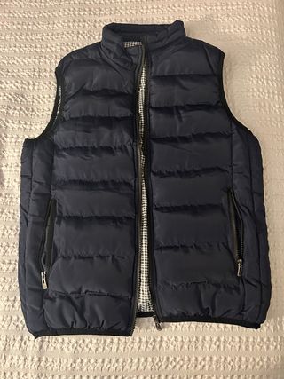 Chaleco acolchado azul marino XL