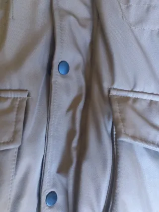 Parka Bershka Marrón con Capucha y Pelo