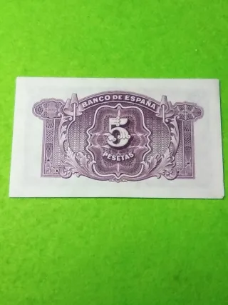 Billete 5 Pesetas Banco de España 1935