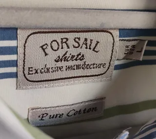 Camisa de manga corta de rayas For Sail Shirt