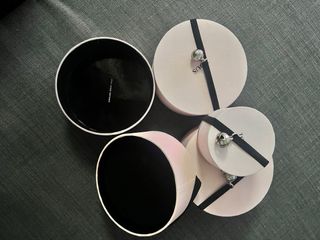 4 Cajas Tous Rosas y Plateadas