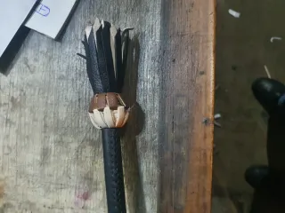 Vara Rociera Cuero Hecha a Mano