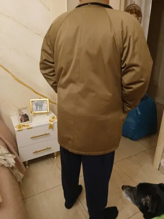 Giaccone uomo vintage beige/marrone