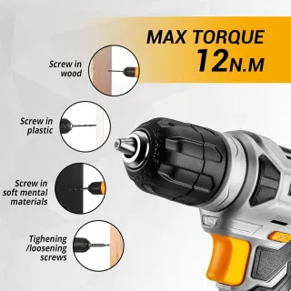 Caja Herramientas con Destornillador Eléctrico