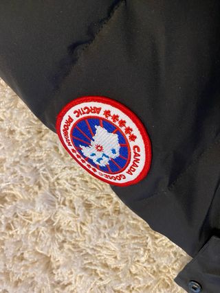 Canada Goose Piumino Nero con Cappuccio
