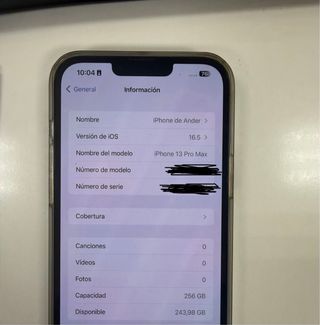 iPhone 13 Pro Max 256GB Grafito