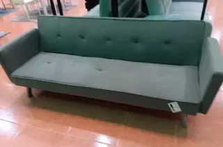 Sofá Cama Gris Tela NUEVO