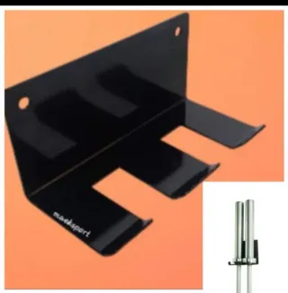 Soporte de pared para barras pesas discos