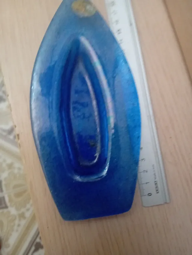 Vetro di Murano forma barca vassoio