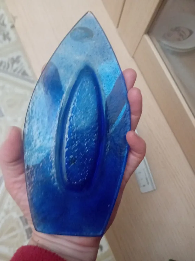 Vetro di Murano forma barca vassoio