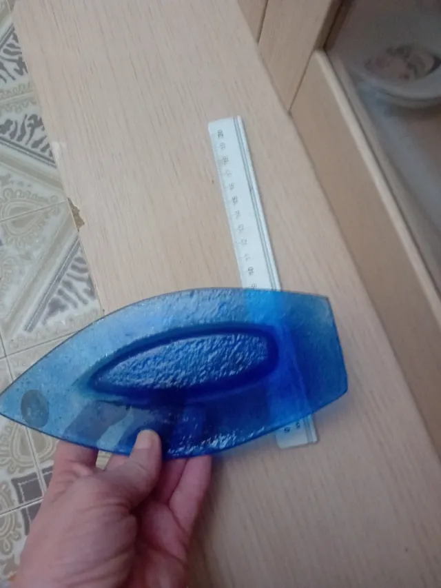 Vetro di Murano forma barca vassoio