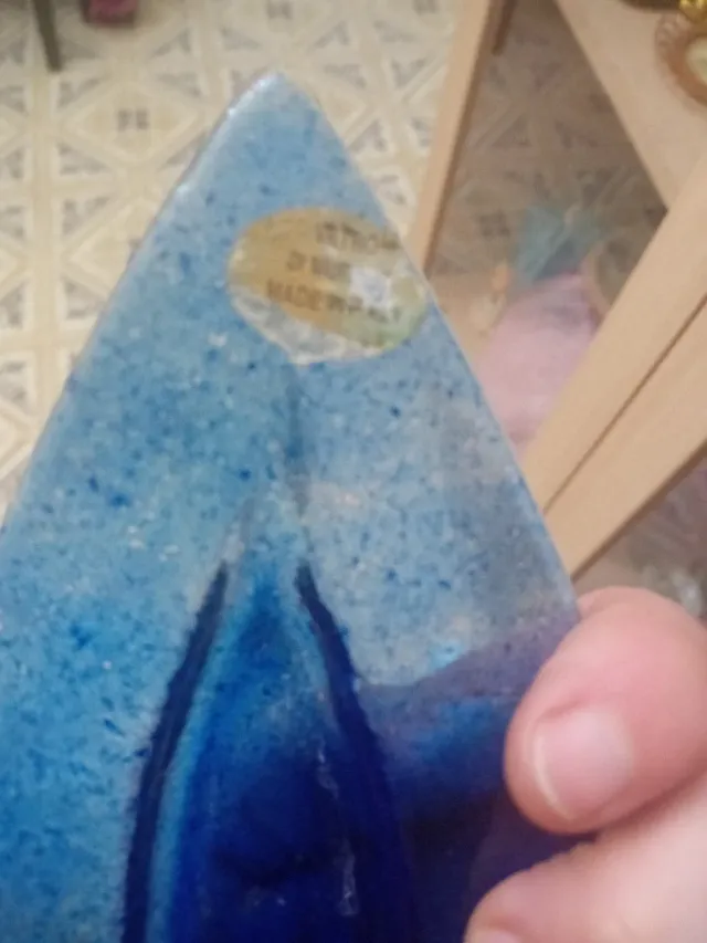 Vetro di Murano forma barca vassoio