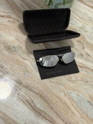 Gafas de sol Balenciaga plateadas