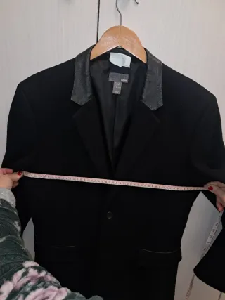 Elegante levita negra hombre o mujer T 50