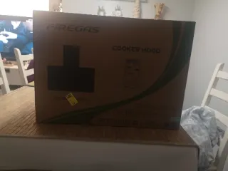 Campana Extractora Negra Cristal Templado