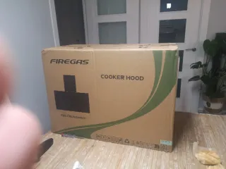 Campana Extractora Negra Cristal Templado