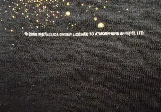 Camiseta Metallica World Magnetic Tour 2008