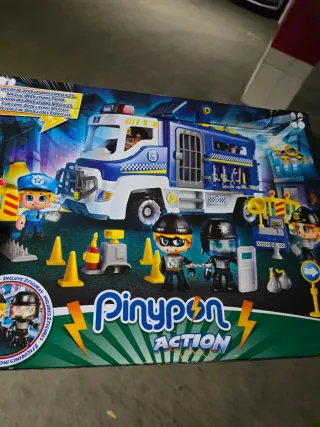 Pinypon Action Furgón Policial Sin Estrenar