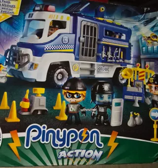 Pinypon Action Furgón Policial Sin Estrenar