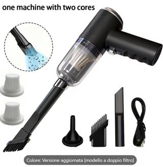 Mini Aspirapolvere Portatile 3 in 1 Pulizia Auto
