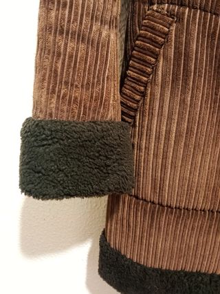 Abrigo vintage de pana.