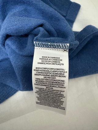 Jersey Cremallera Ralph Lauren Azul logo en pecho