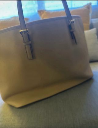 Bolso Michael Kors Beige usado