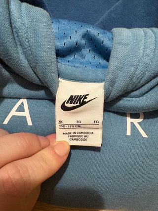 Sudadera Nike Air Color Azul