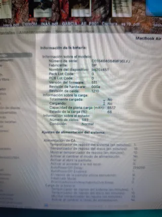 MacBook Air 13" 2015 500GB SSD Plata