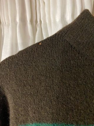 Jersey rayas marrón y verde