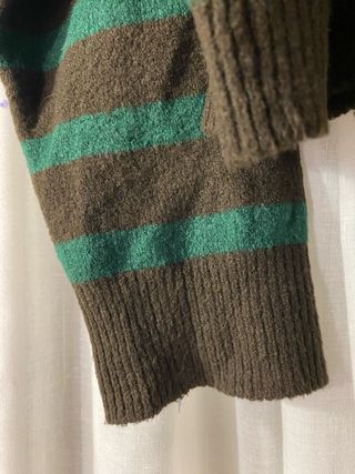 Jersey rayas marrón y verde