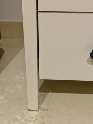 Cómoda blanca 3 cajones