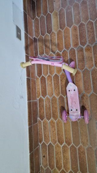 Monopattino 3 ruote bambina rosa