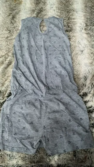 Mono corto Smiling mujer gris M