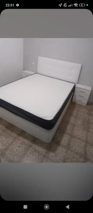 Canapé abatible y colchón