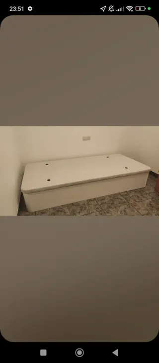 Canapé abatible y colchón