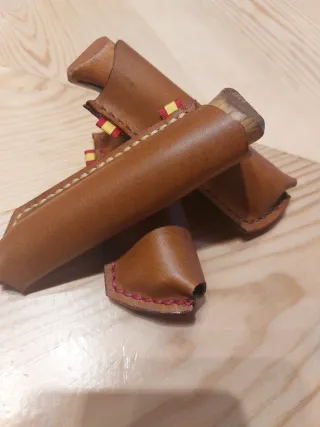 3 Fundas cuero Navaja Opinel N°8