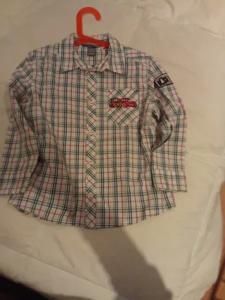 Camisa niño Rayo McQueen talla EUR 116